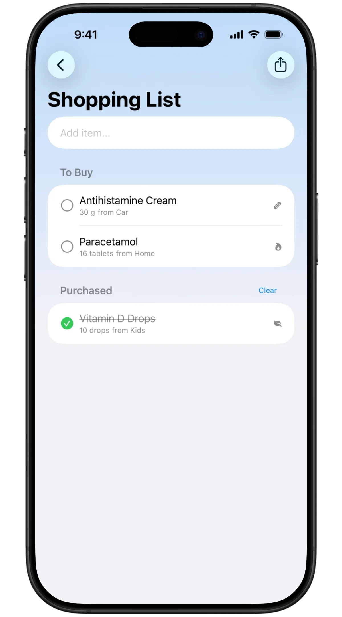Never Buy Twice (or Forget Once)