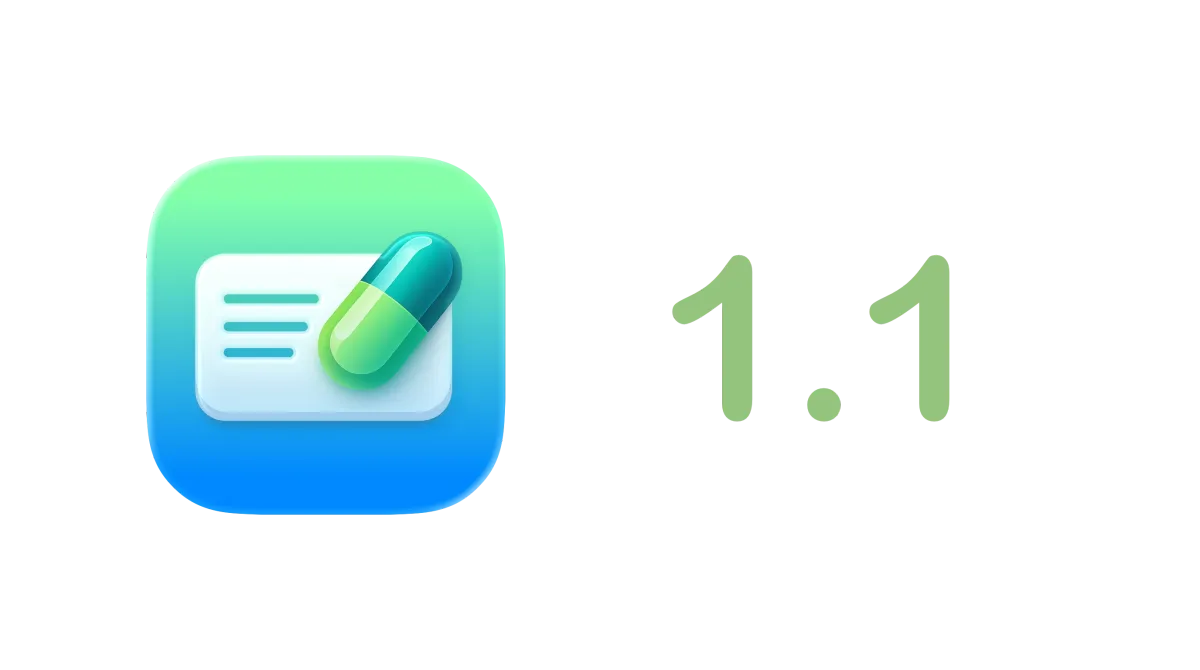 What's New in MyAidKit 1.1